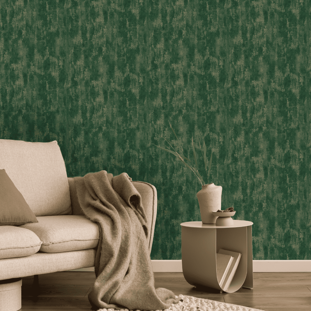 concrete-green-copper-room