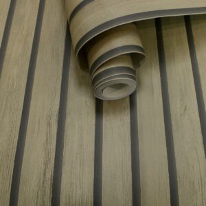 Wooden Panel Effect Light Oak Wallpaper
