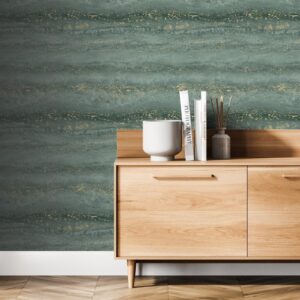 Jade Green Semper Ombre Wallpaper