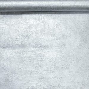 Rasch Plain Metallic Silver Wallpaper