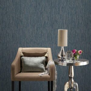 Plain Linear Textured Stripes Wallpaper
