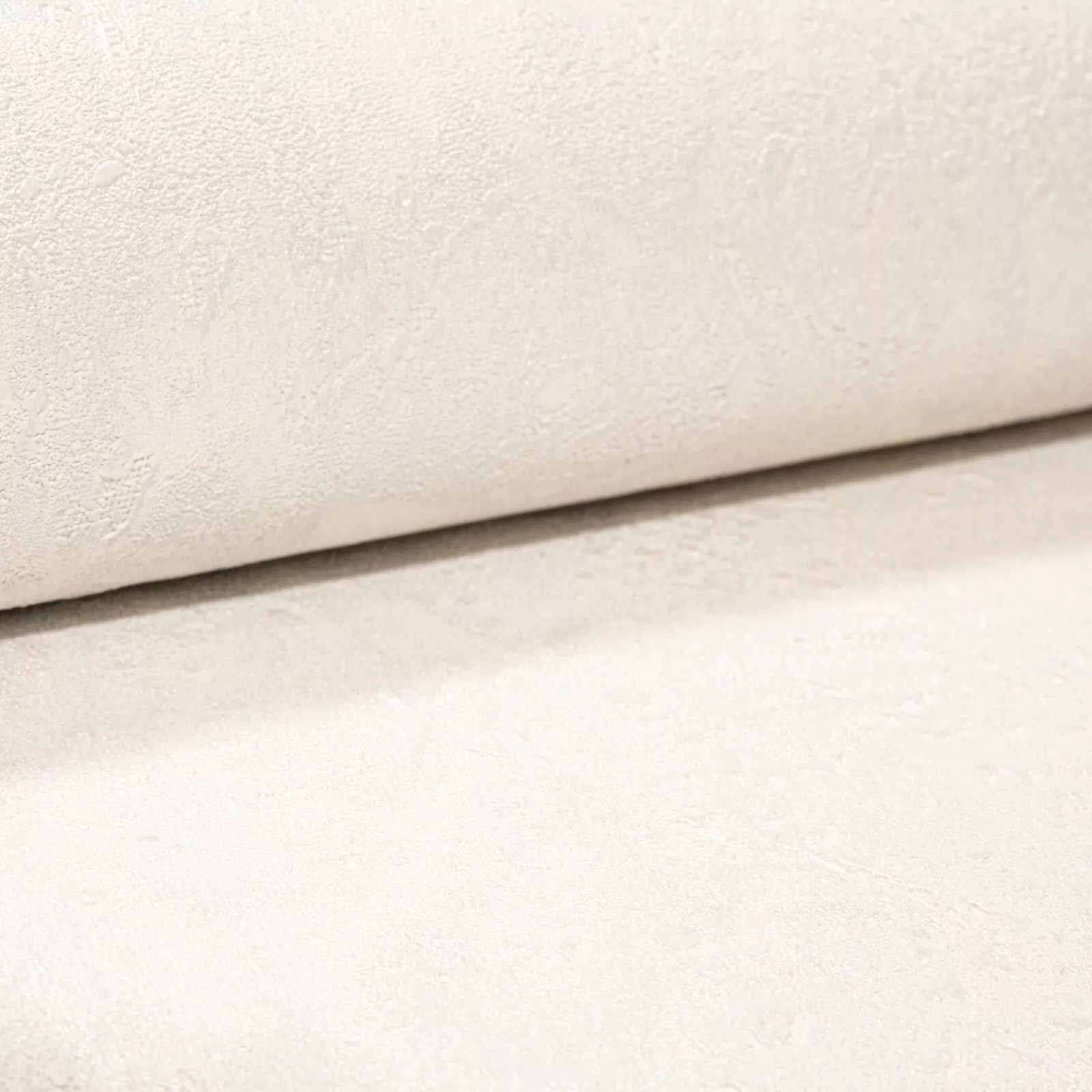 Plain White Textured Plaster Effect Wallpaper - Image 3