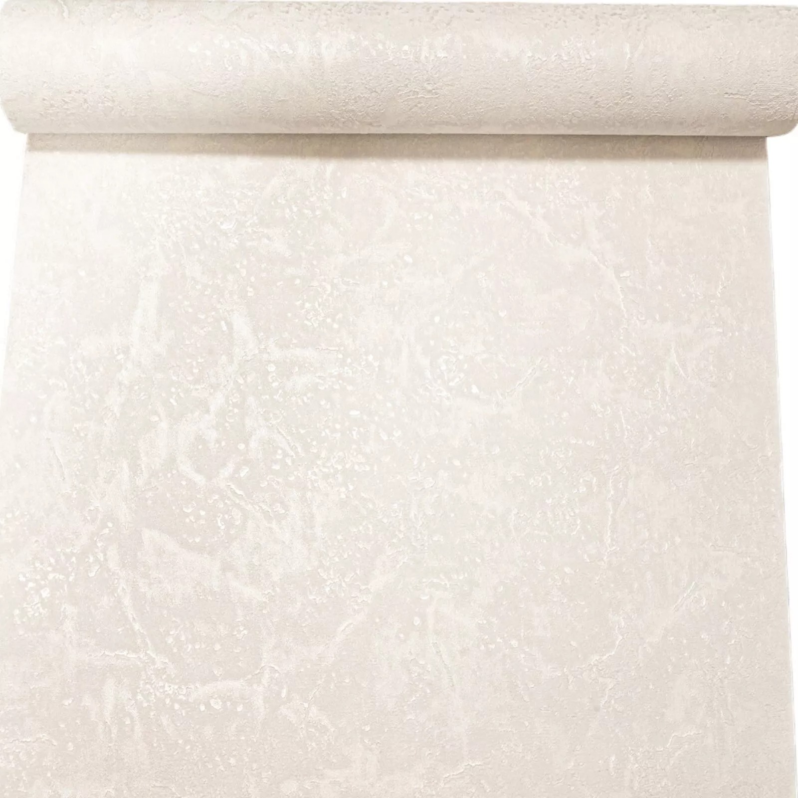 Plain White Textured Plaster Effect Wallpaper - Image 7