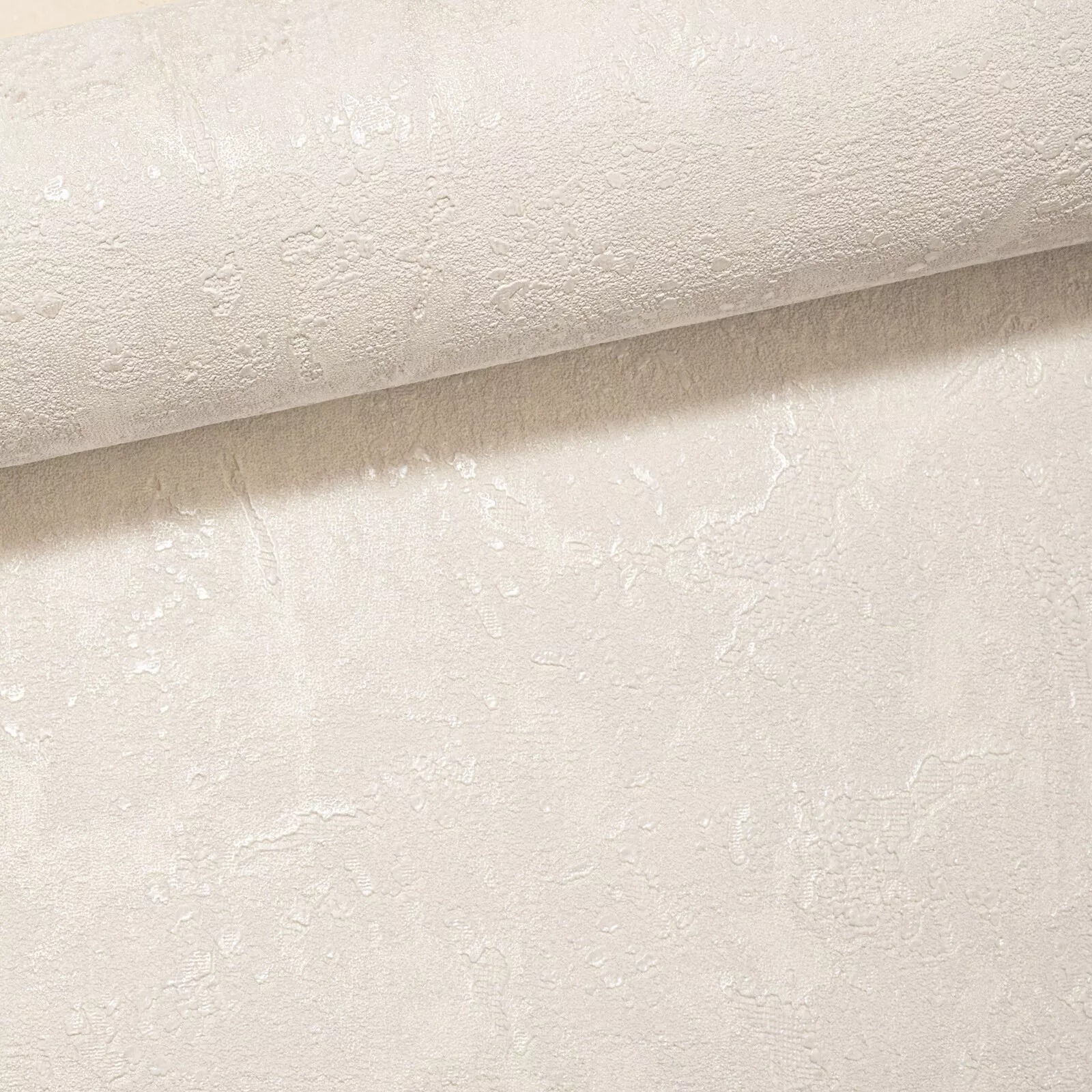 Plain White Textured Plaster Effect Wallpaper - Image 8