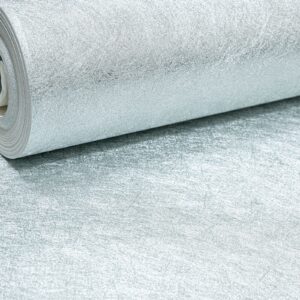 Plain Silver Sienna Texture Metallic Ultra Wallpaper