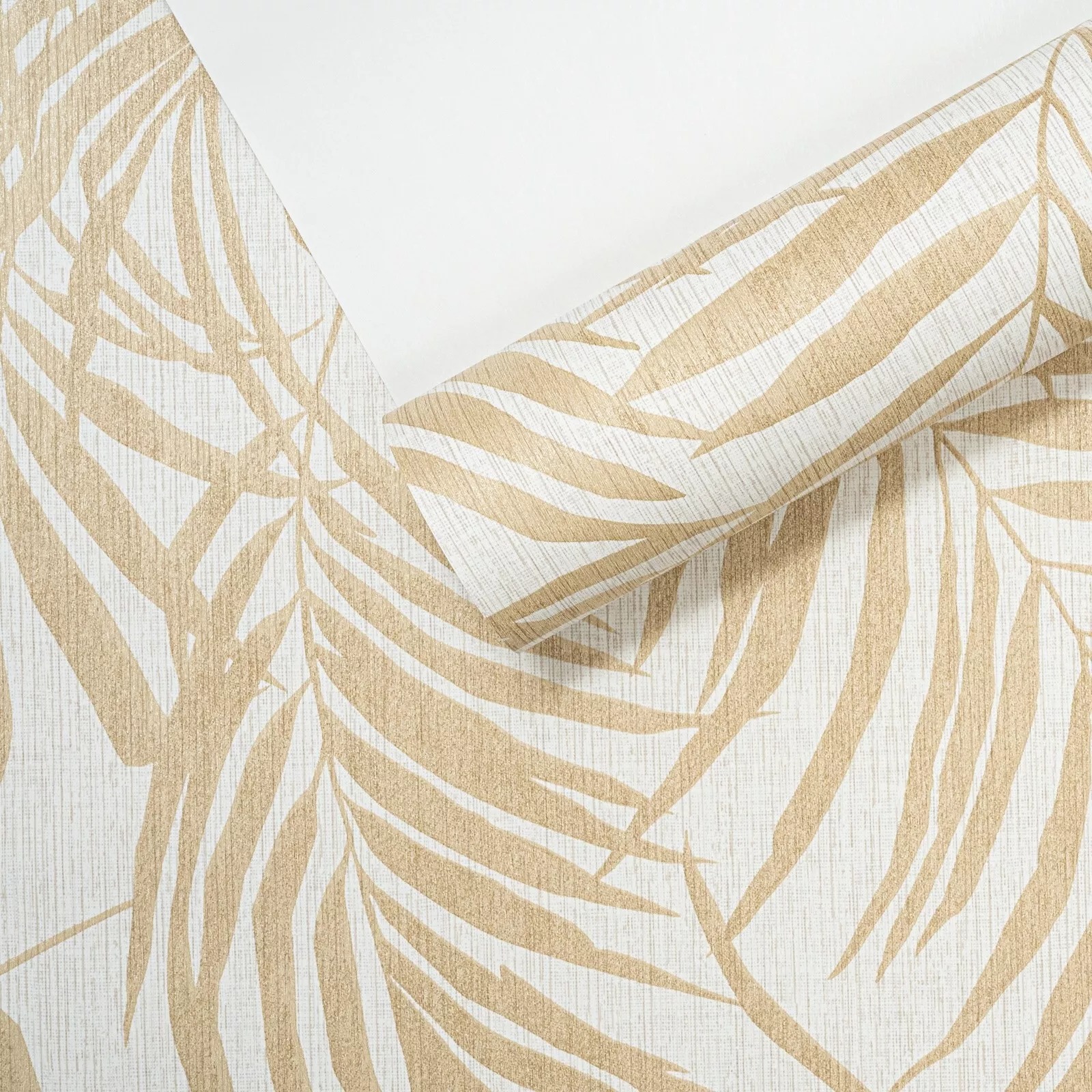 Off White Beige Leaf Wallpaper Textured Thick Slightly Imperfect Living Room - Image 9