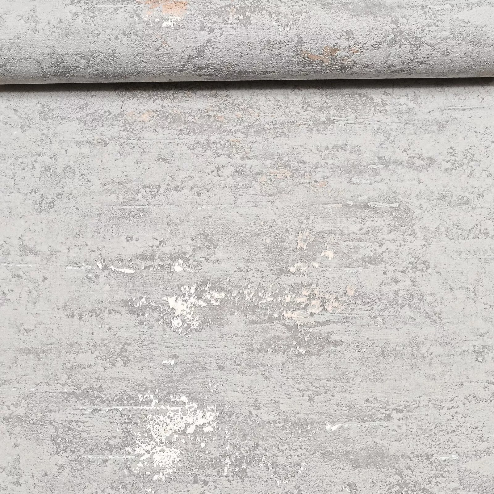 Grey Bronze Metallic Textured Slightly Imperfect Wallpaper - Image 8