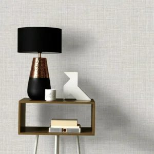 Plain White Brown Grey Mix Glitter Linen Effect