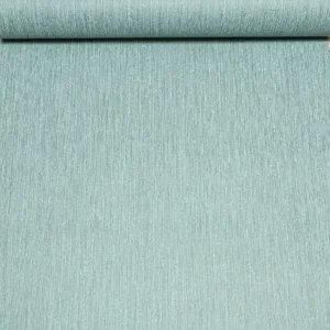Plain Green Stripe Textured Wallpaper