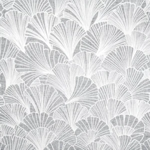 Grey Silver Ginkgo Leaves