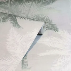 Grey Duck Egg Floral Trees