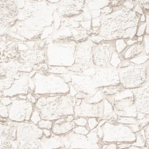 Natural Stone Brick Wall Effect Wallpaper