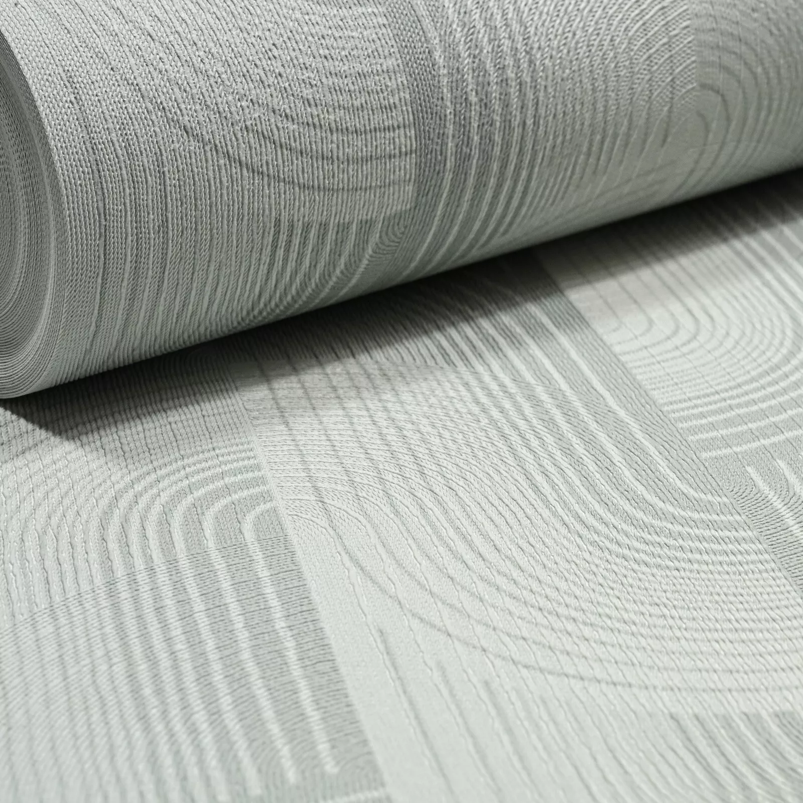 Grey Geometric Slightly Imperfect Wallpaper - Image 4
