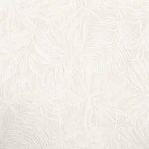 Off White Beige Tropical Leaf Slightly Imperfect Wallpaper