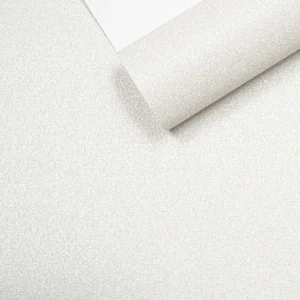Off White Silver Shimmer Slightly Imperfect Wallpaper