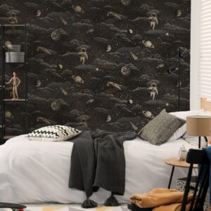 Holdens Black & Gold Lost In Space Wallpaper