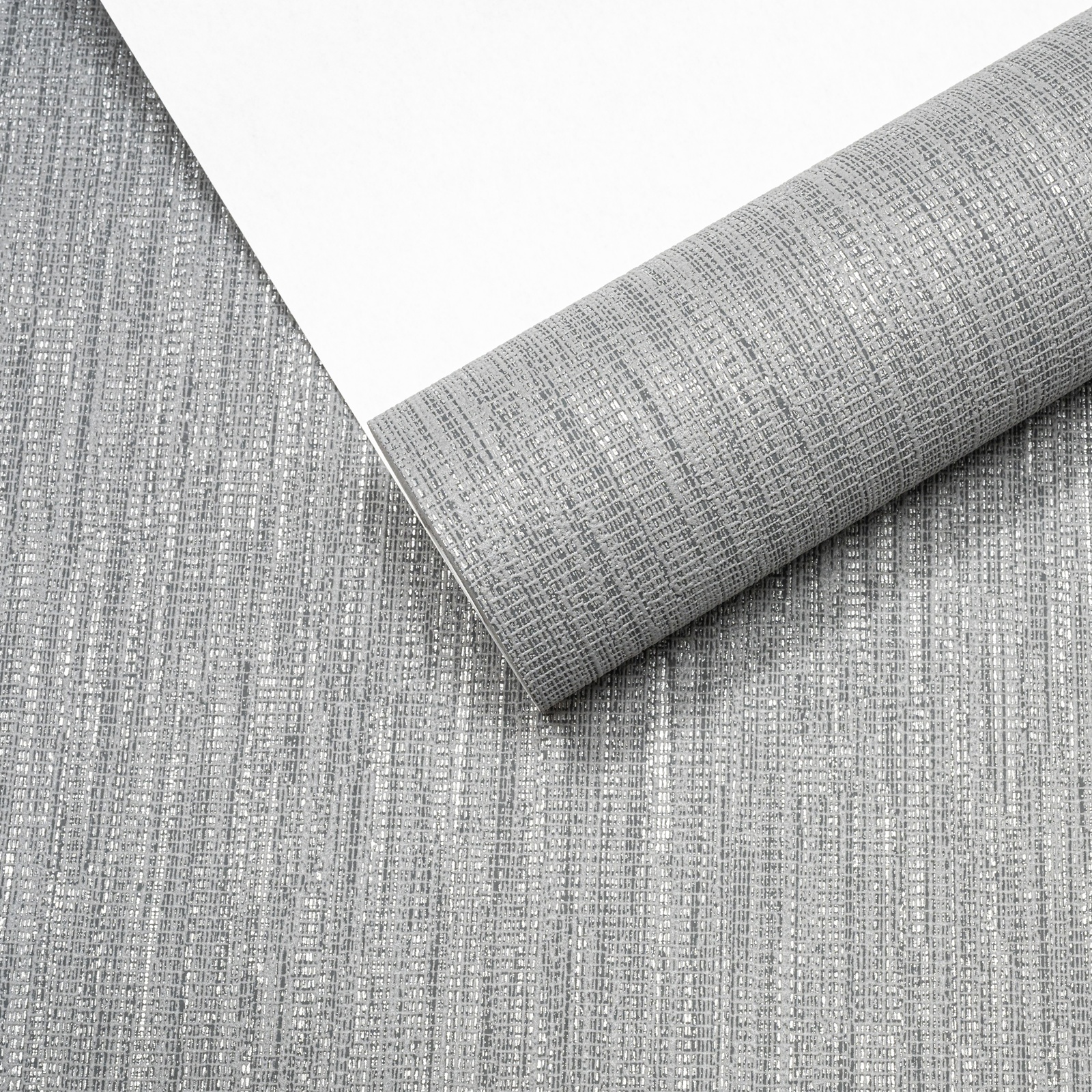 Plain Grey Textured Wallpaper - Image 4