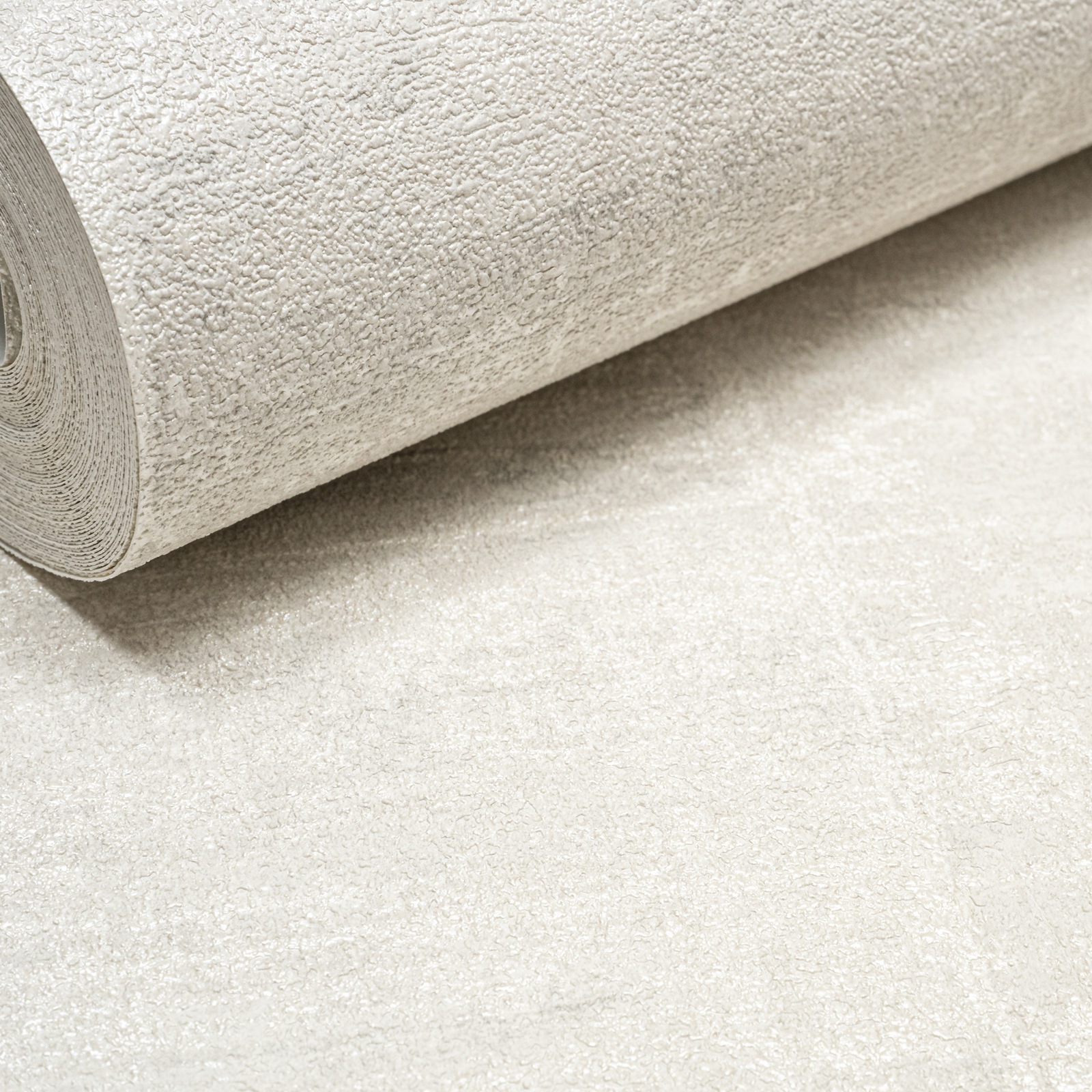 Soft Stripe Cream Beige Mix With Grey Tones Textured Wallpaper - Image 2