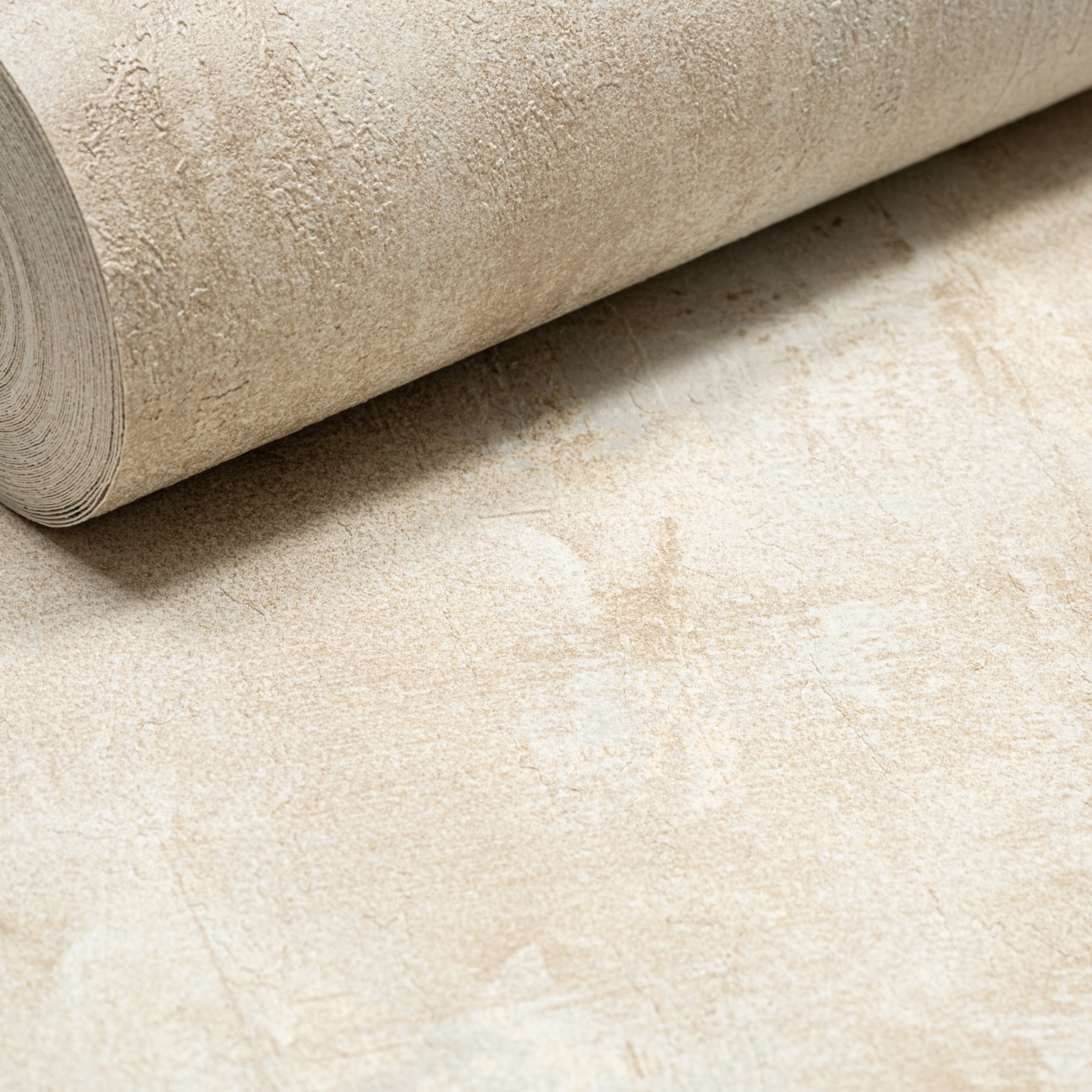 Plain Concrete Gold Metallic Textured Wallpaper A65204 - Image 8