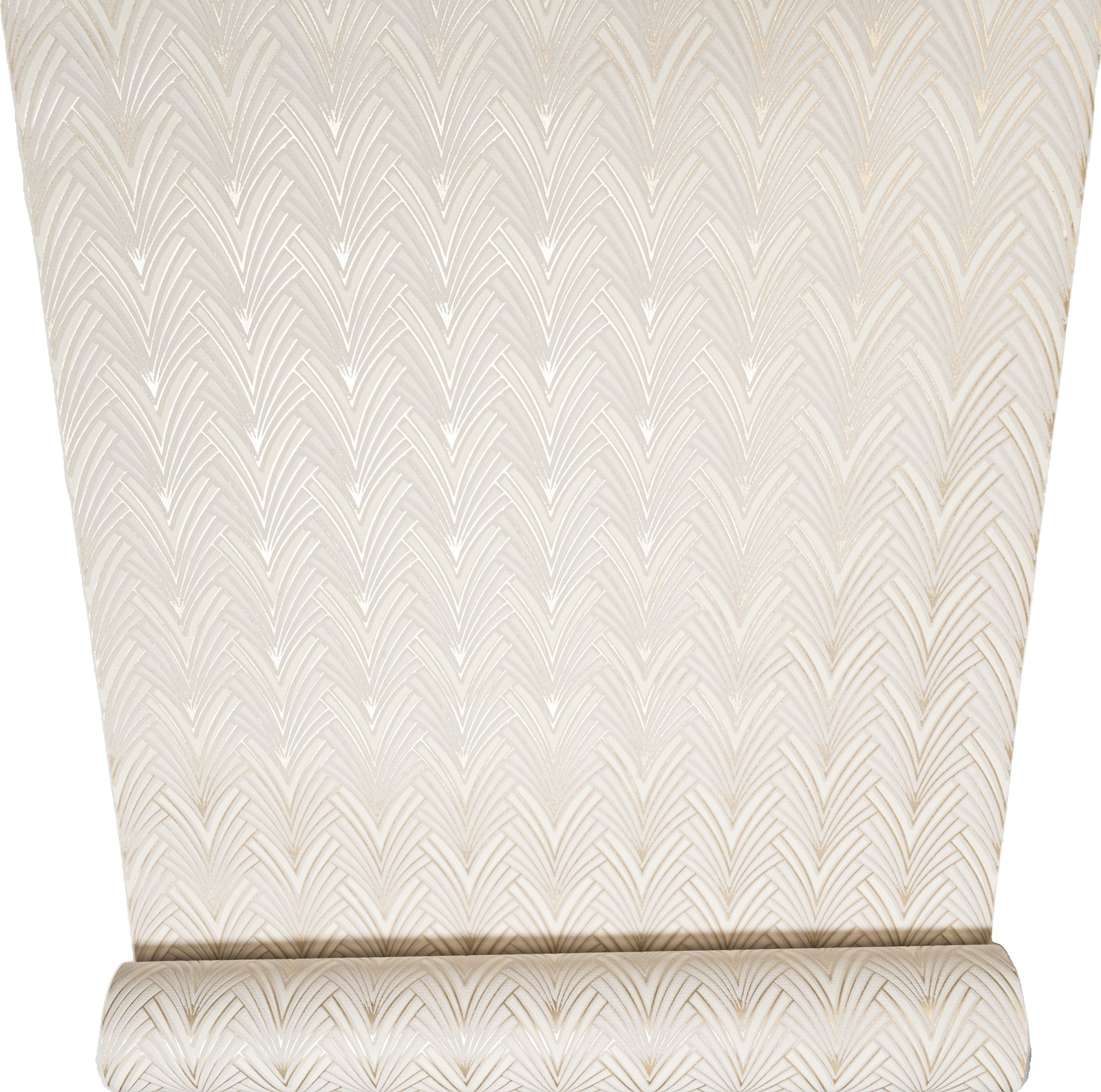 Cream Gold Geometric Metallic Shimmer Slightly Imperfect Wallpaper - Image 8