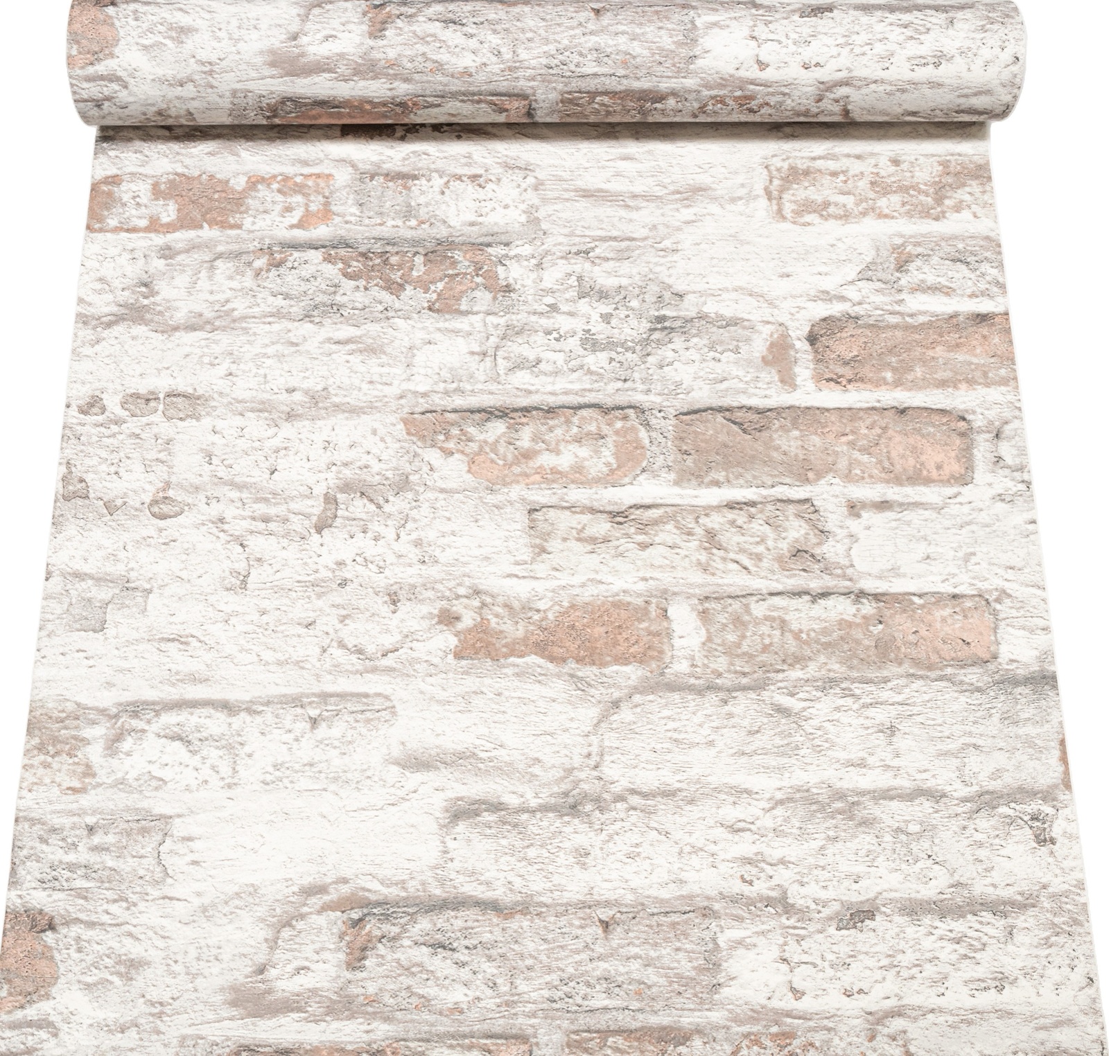 Grey 3D Brick Effect Slightly Imperfect Wallpaper - Image 2