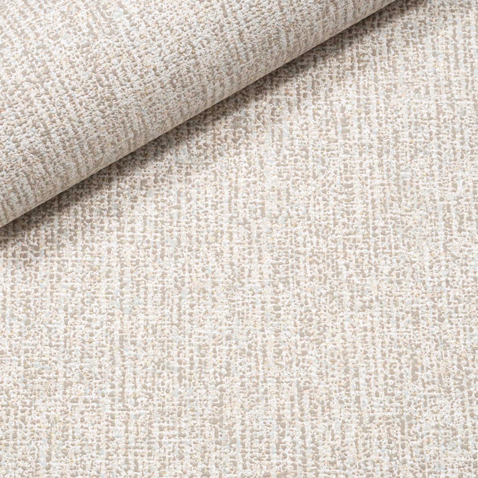 Grey Stripe Textured Slightly Imperfect Wallpaper - Image 3
