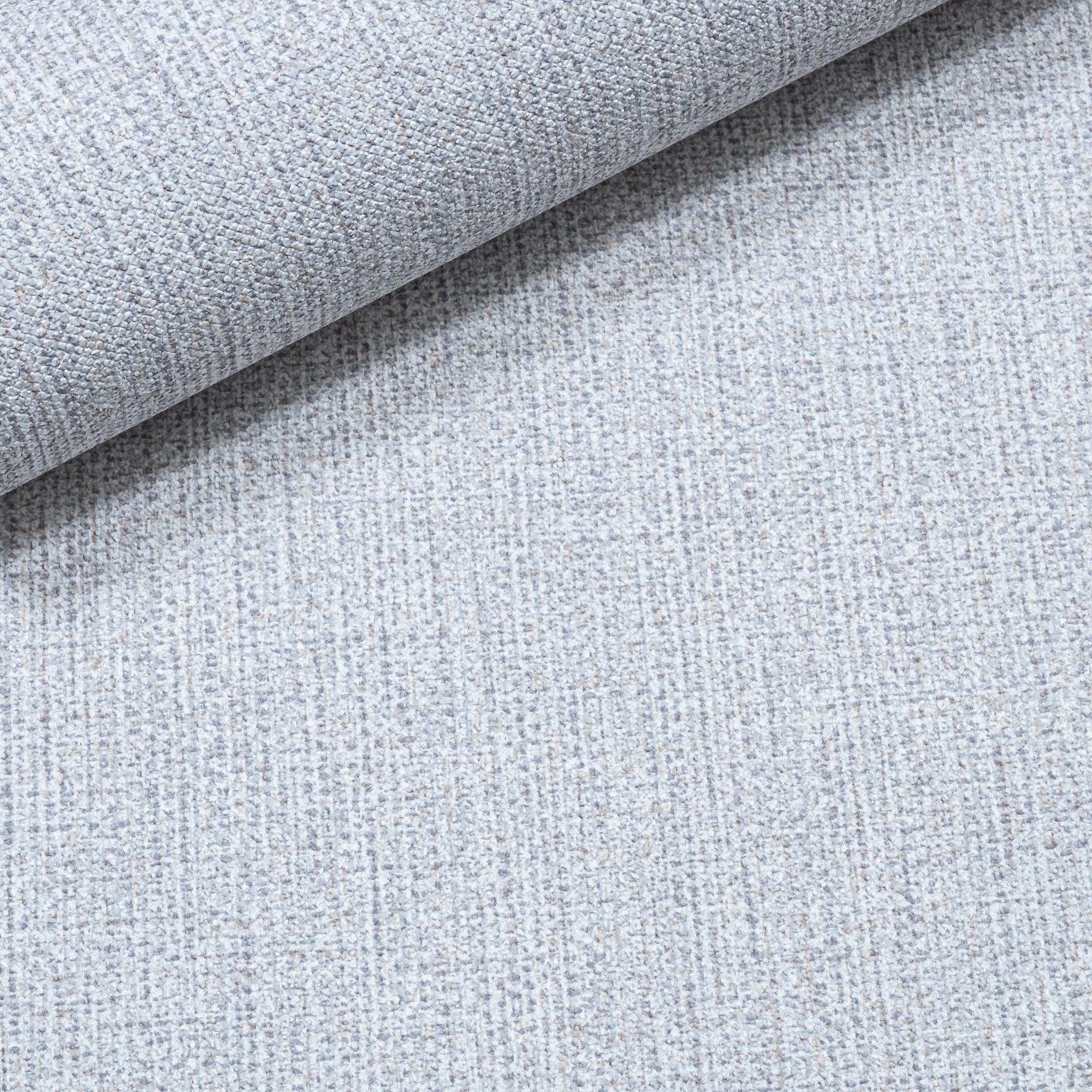 Grey Pale Blue Tones Linen Effect Slightly Imperfect Wallpaper - Image 3