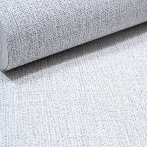 Grey Pale Blue Tones Linen Effect Slightly Imperfect Wallpaper