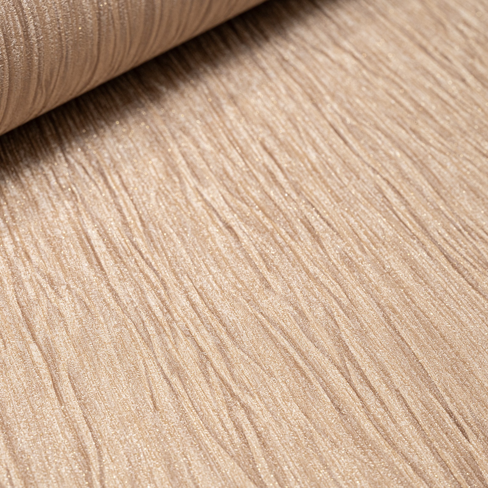 Plain Gold Glitter Shimmer Textured Thick Slightly Imperfect Wallpaper - Image 2