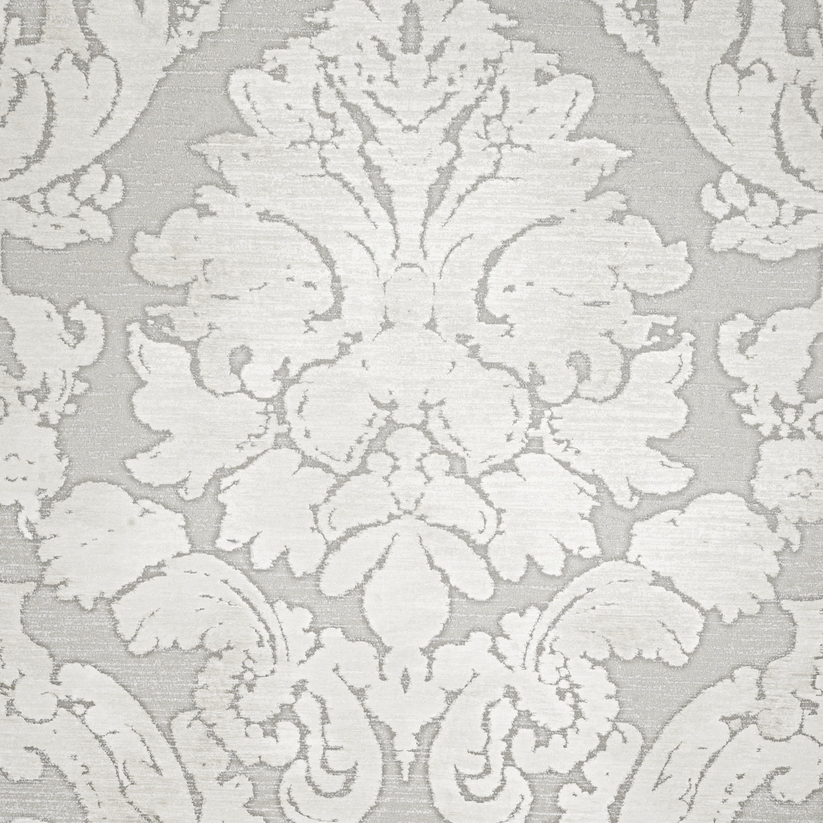 Taupe Champagne Floral Damask Textured Feature Wallpaper - Image 3