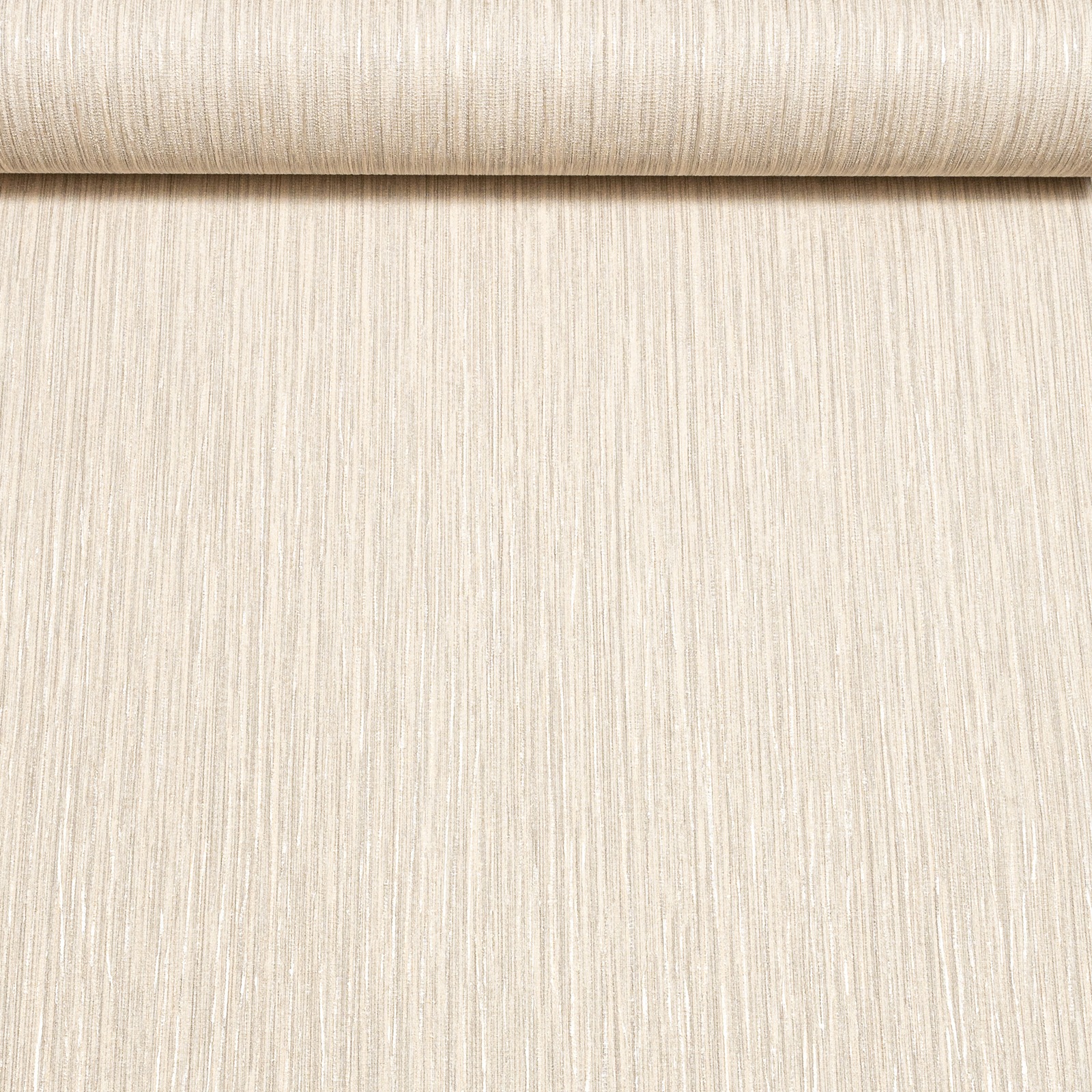 Cream Beige Mix Stripe Metallic Shimmer Wallpaper Thick Heavyweight Vinyl - Image 9