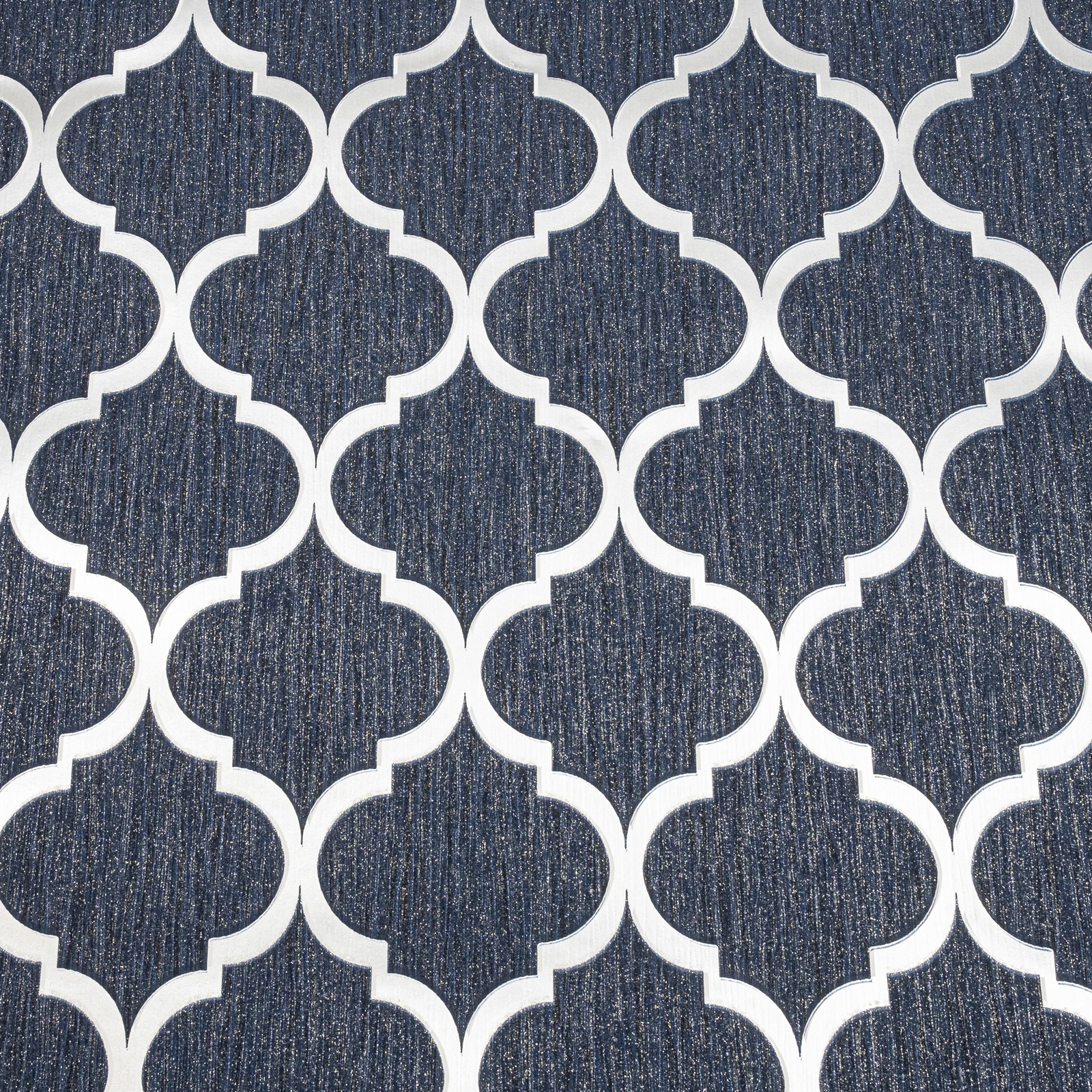 Blue Glitter Geometric Pattern Textured Slightly Imperfect Wallpaper - Image 8