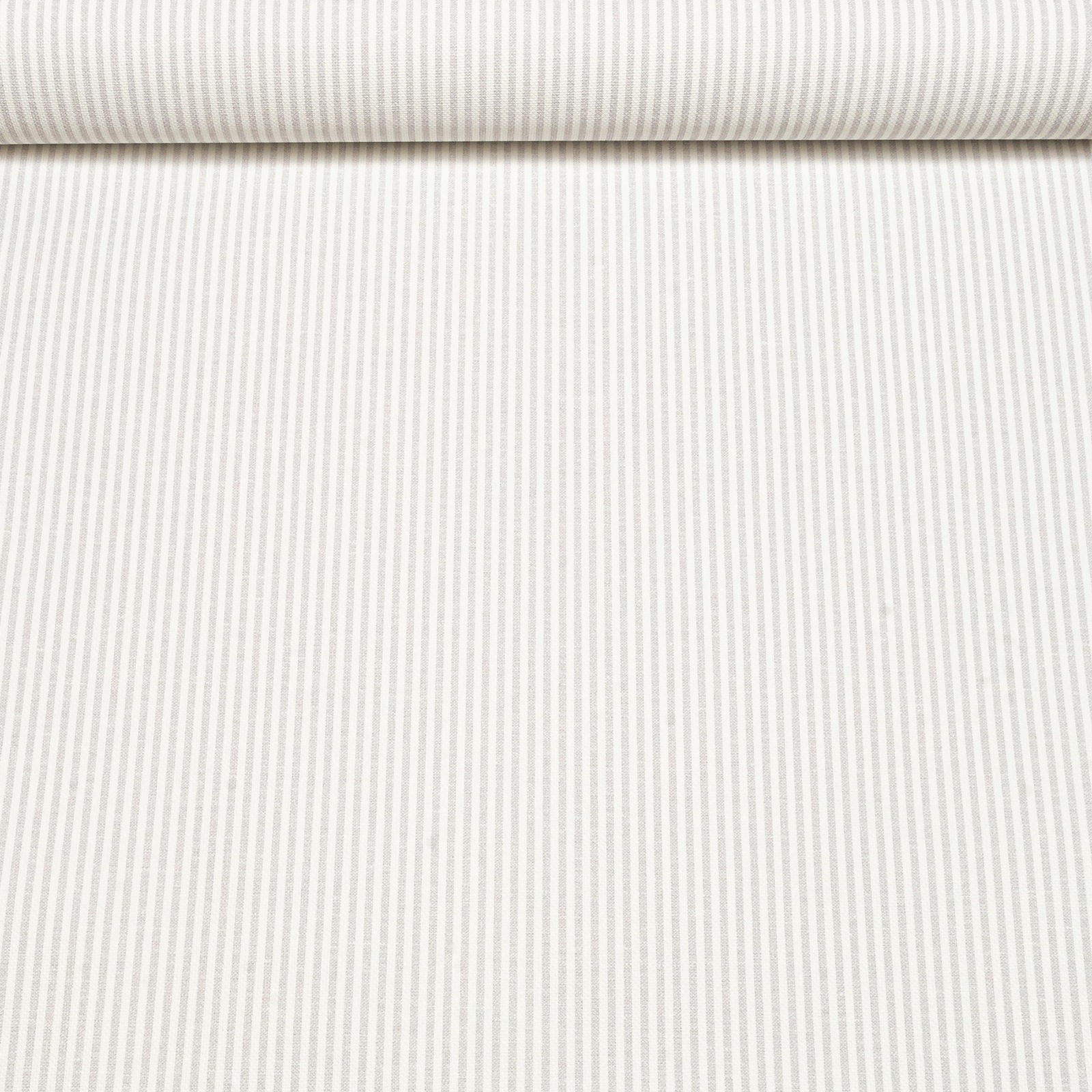 Pale Grey & White Stripe Wallpaper Textured Slightly Imperfect - Image 9