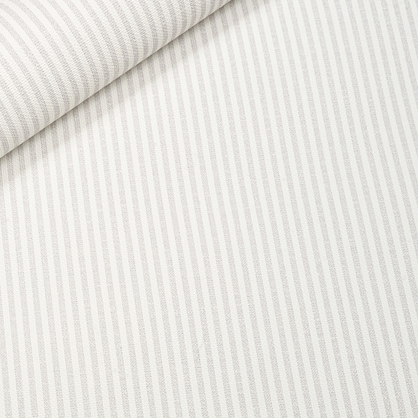 Pale Grey & White Stripe Wallpaper Textured Slightly Imperfect - Image 6