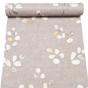 Rasch Mauve Floral Wallpaper Gold Silver Metallic Shimmer Textured Feature Wall