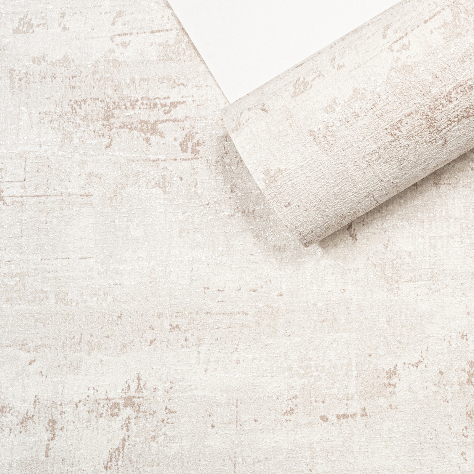 Plain Off White Textured Wallpaper Silver Metallic Shimmer Slightly Imperfect - Image 7