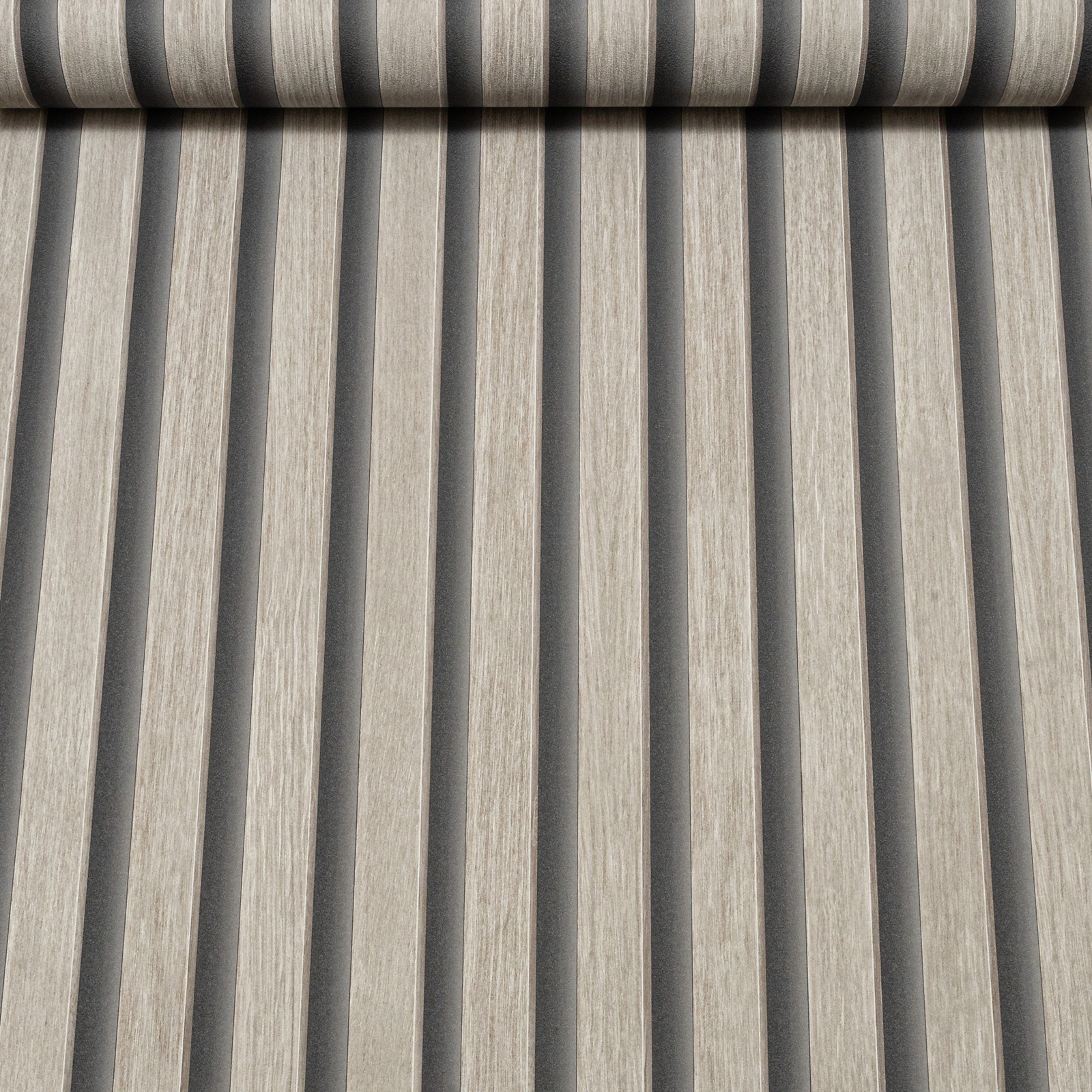 Grey & Charcoal Stripe Wallpaper Slightly Imperfect - Image 9