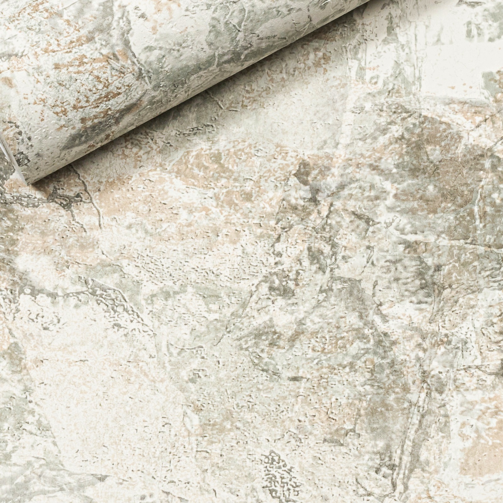 Grey Distressed Concrete Effect Wallpaper Textured Slightly Imperfect - Image 6