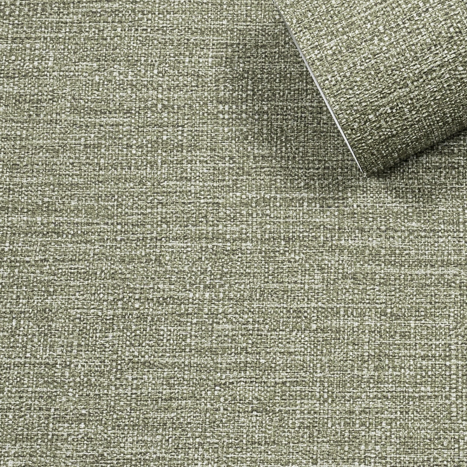 Plain Dark Green Wallpaper Heavy Weight Vinyl Slightly Imperfect - Image 8
