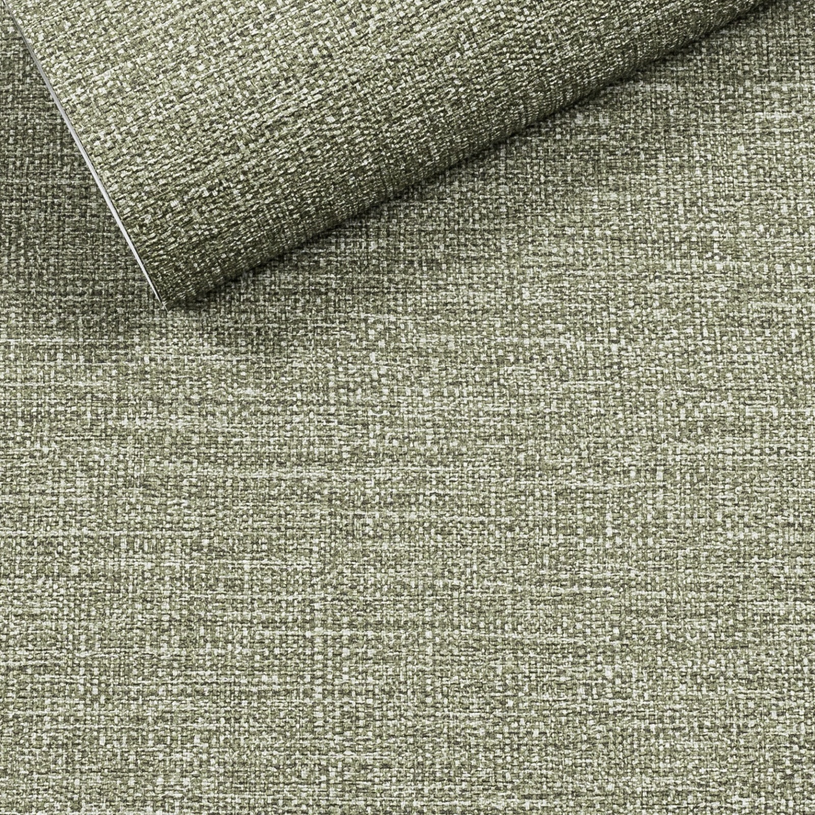 Plain Dark Green Wallpaper Heavy Weight Vinyl Slightly Imperfect - Image 4