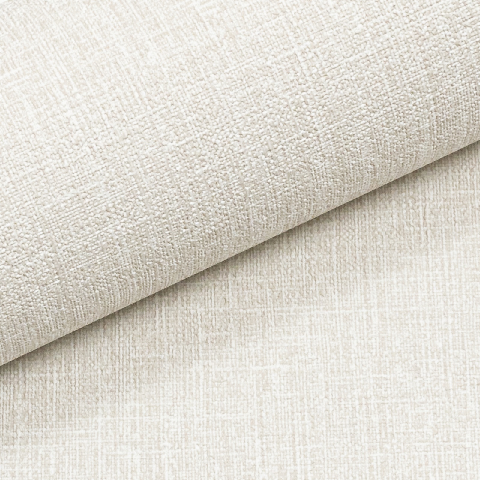 Beige Off White Linen Effect Wallpaper Texutred Slightly Imperfect Vinyl - Image 6