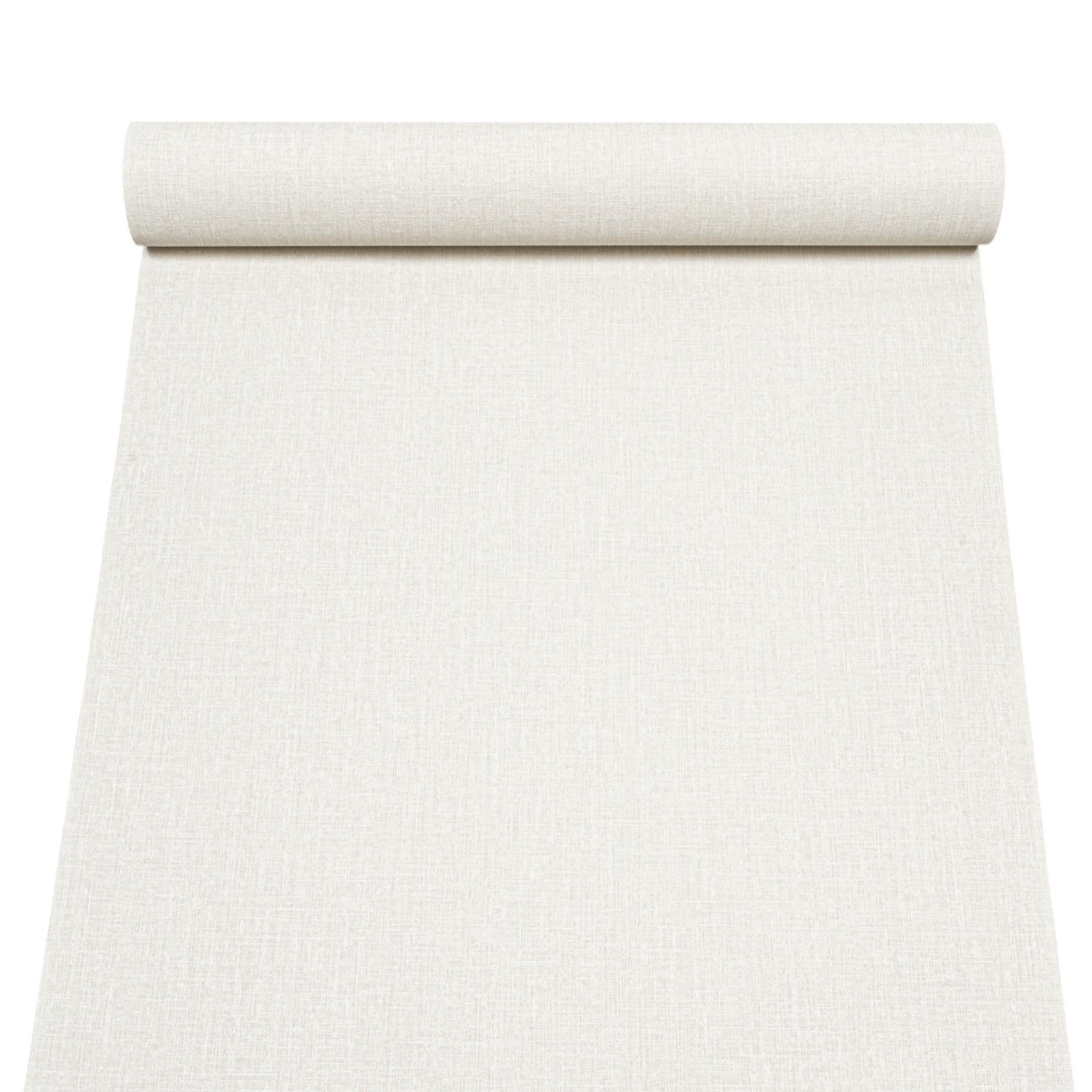 Beige Off White Linen Effect Wallpaper Texutred Slightly Imperfect Vinyl - Image 2