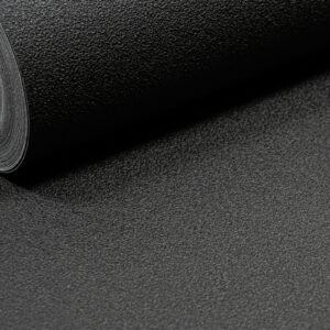 Plain Black Textured Wallpaper Slightly Imperfect Vinyl