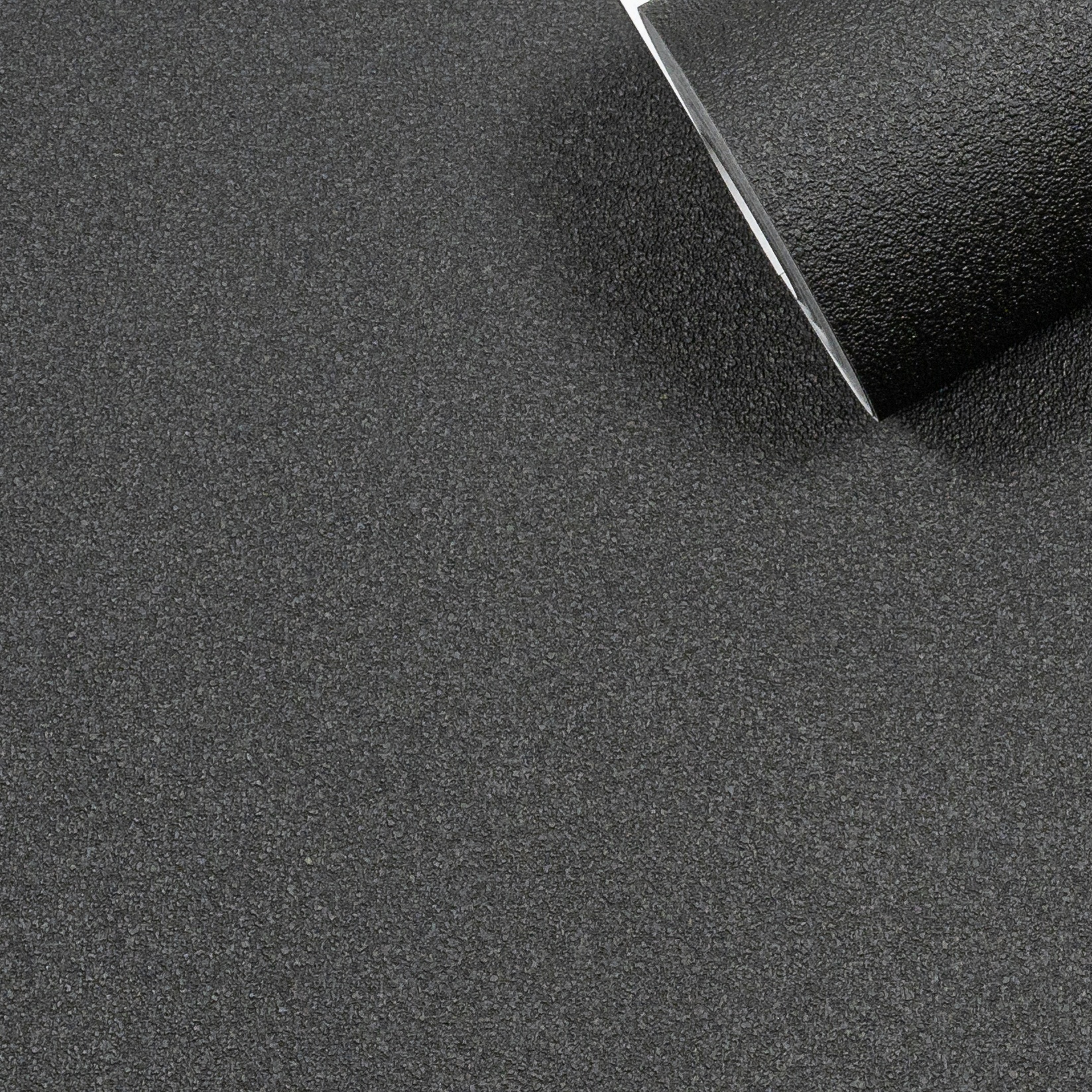 Plain Black Textured Wallpaper Slightly Imperfect Vinyl - Image 7