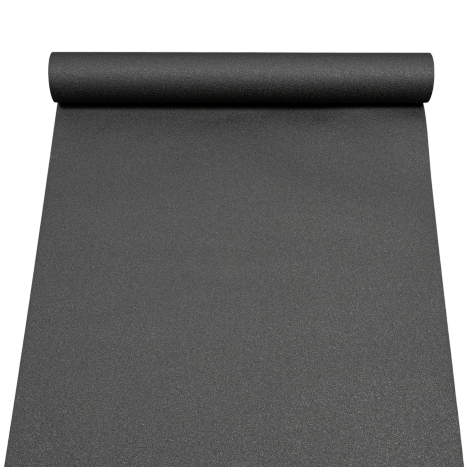 Plain Black Textured Wallpaper Slightly Imperfect Vinyl - Image 2