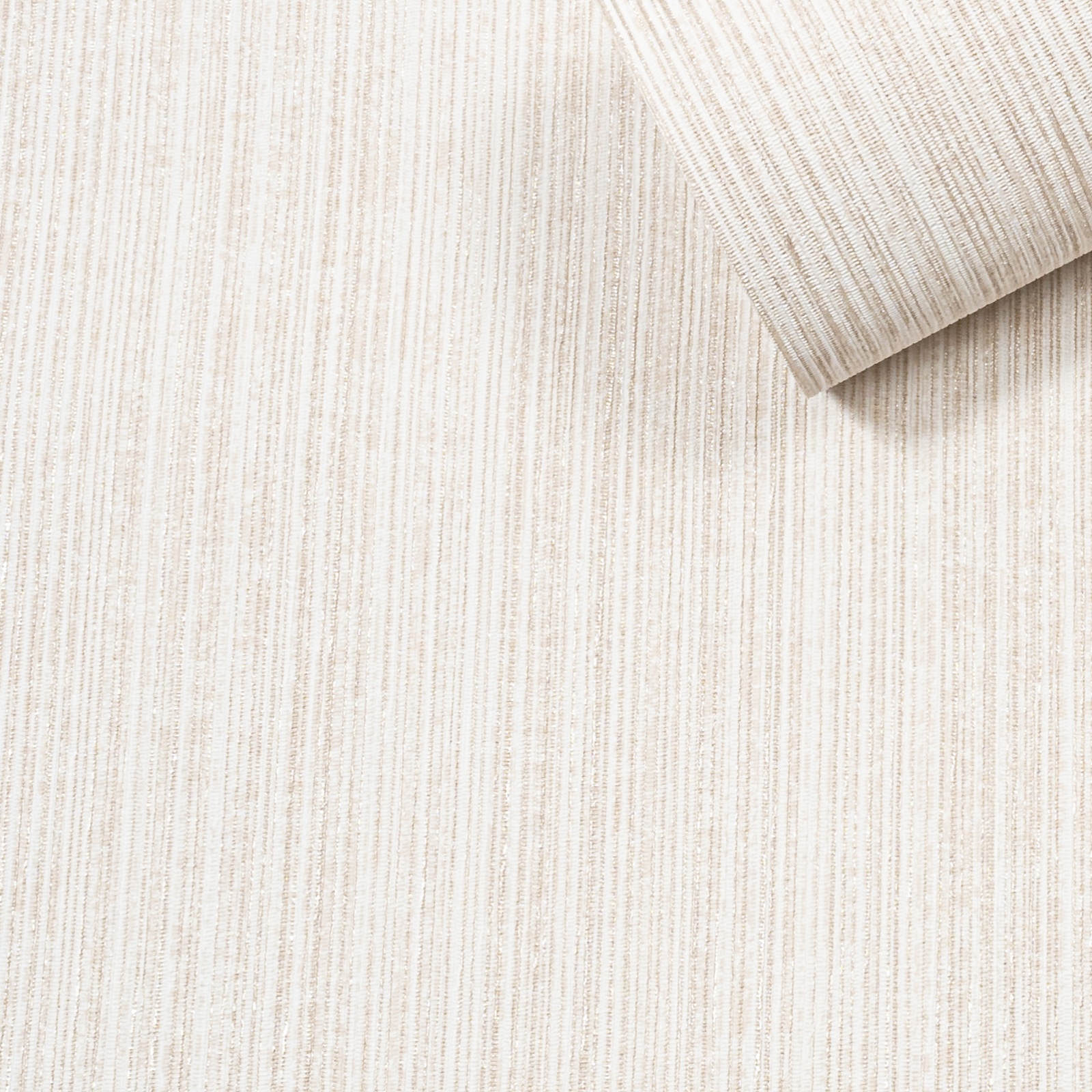 Ivory Gold Stripe Wallpaper Textured Slightly Imperfect - Image 8