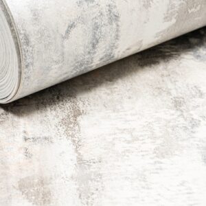 Grey Silver Concrete Effect Wallpaper Textured Glitter Shimmer Slightly Imperfect Vinyl