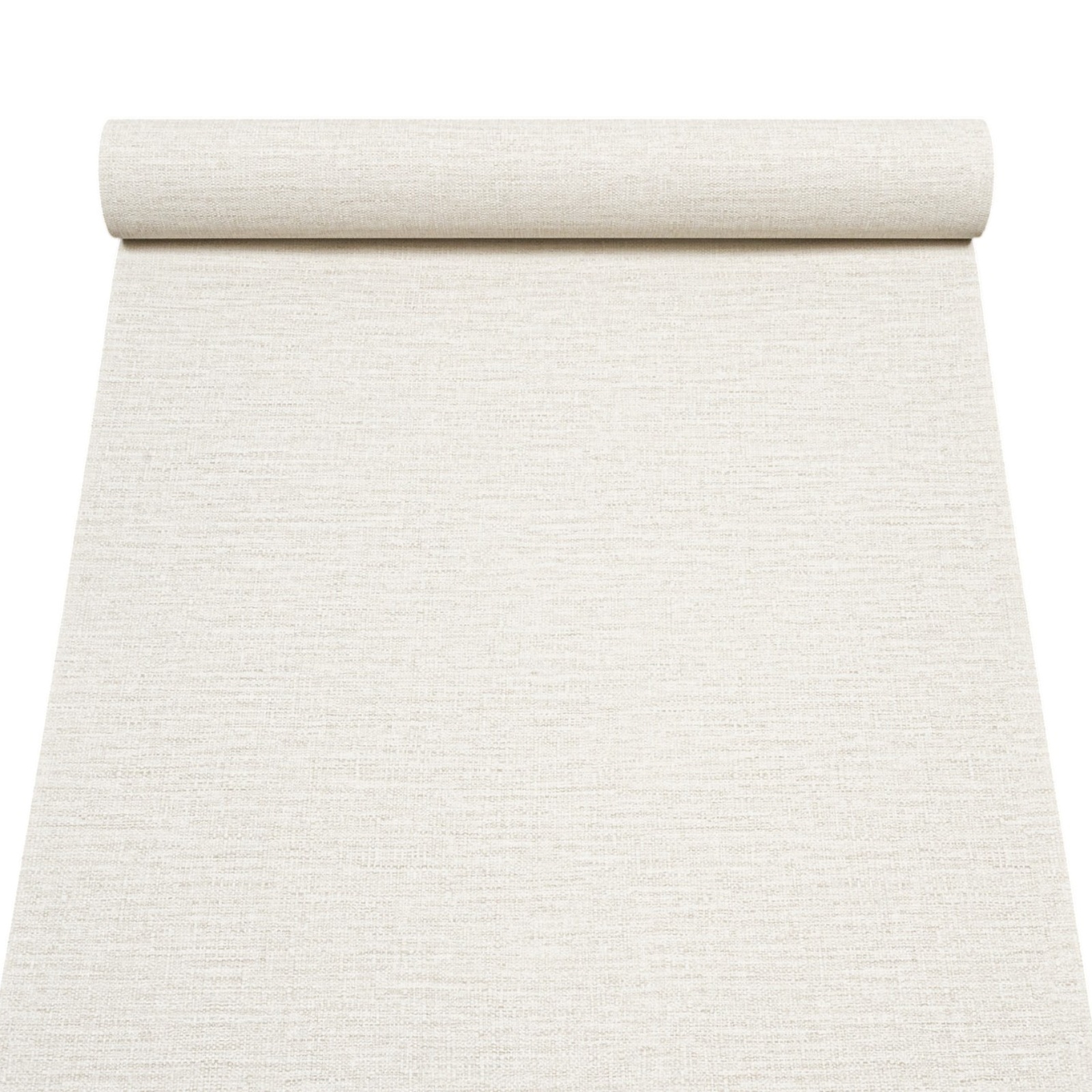 Off White Linen Effect Wallpaper Textured Slightly Imperfect Vinyl - Image 2