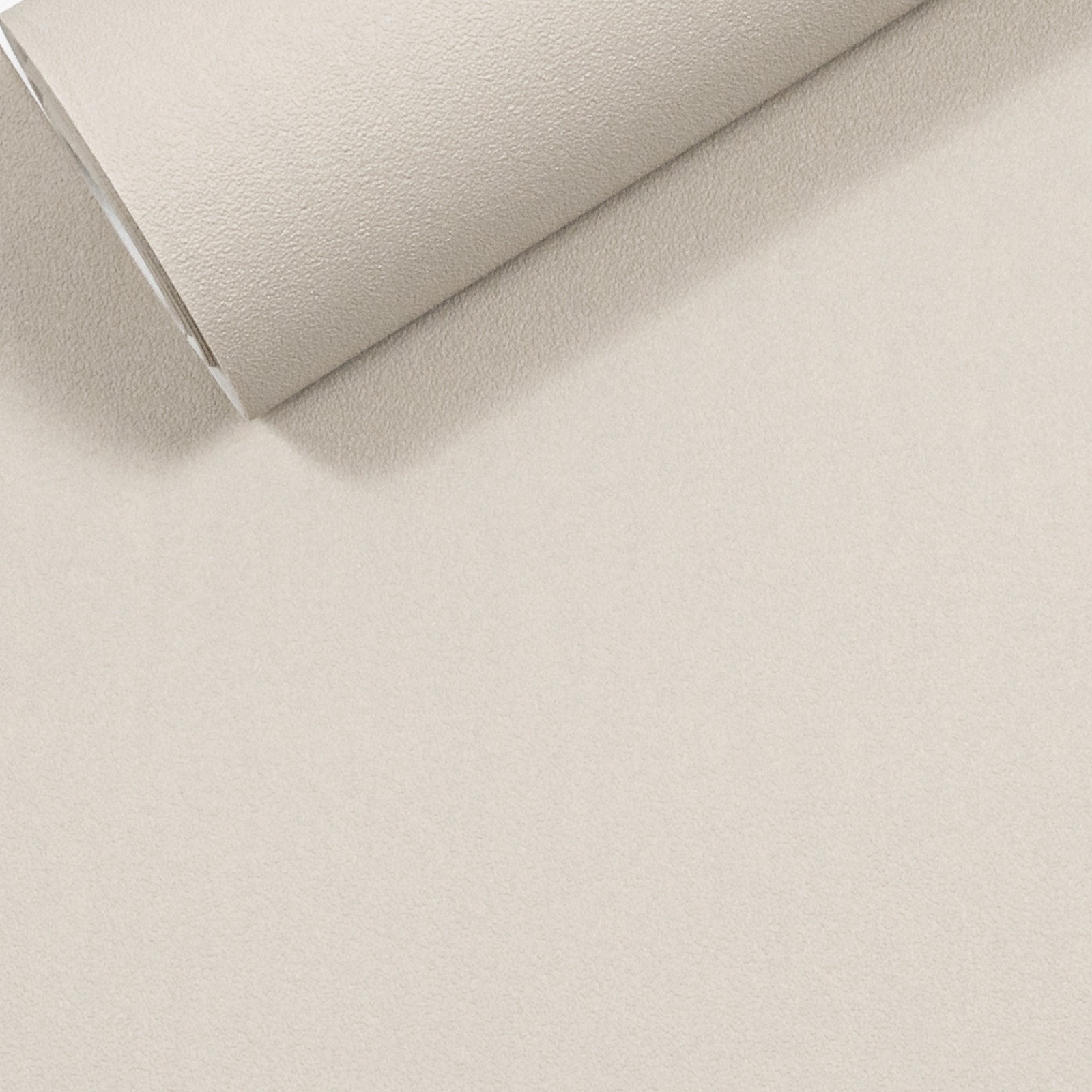 Beige Grey Tones Off White Wallpaper Plain Textured Slightly Imperfect Vinyl - Image 5