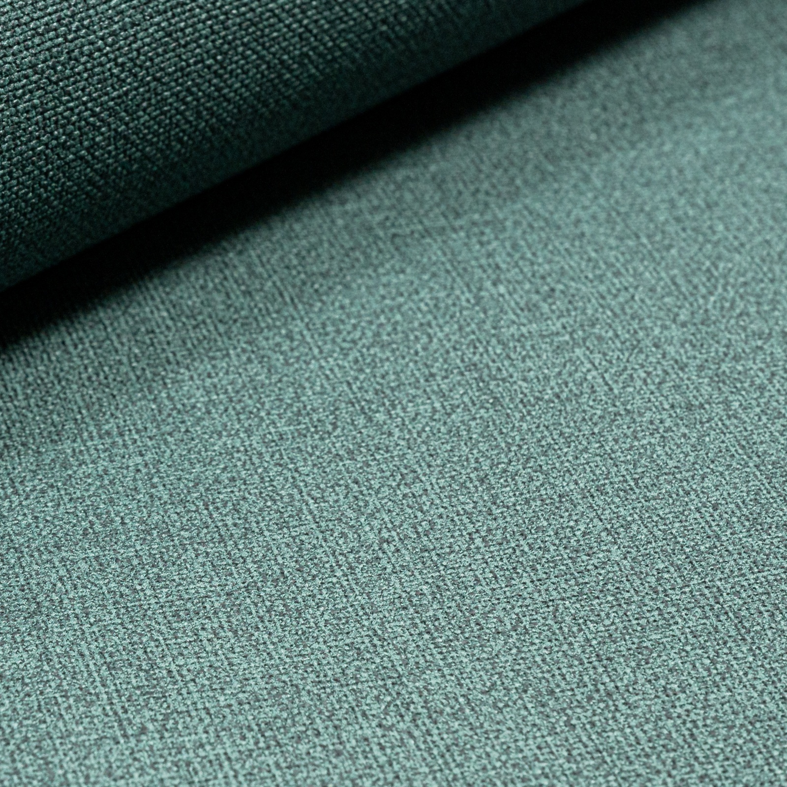 Green Linen Effect Wallpaper Plain Slightly Imperfect Vinyl - Image 8